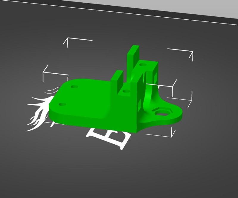 E3d V6 stand for Biqu B1