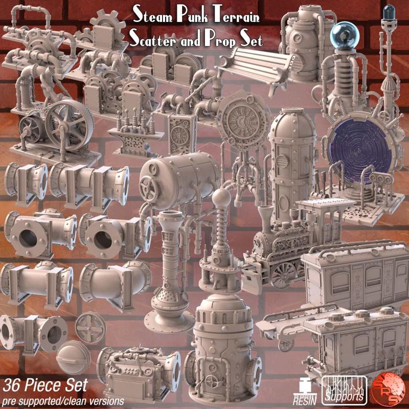 Steam Punk Terrain Set
