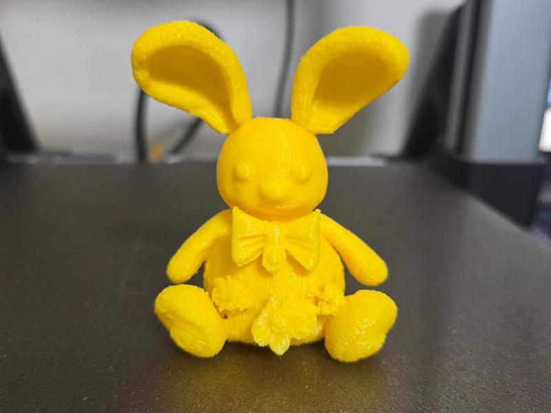 knitted easter bunny
