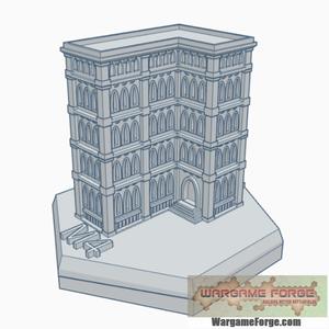 Gothic Building 20 Hex Map Scale HMSG020