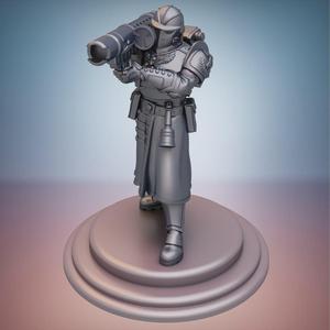 Sanctus Manipulus. Rocket launcher specialist and ammo bearer.