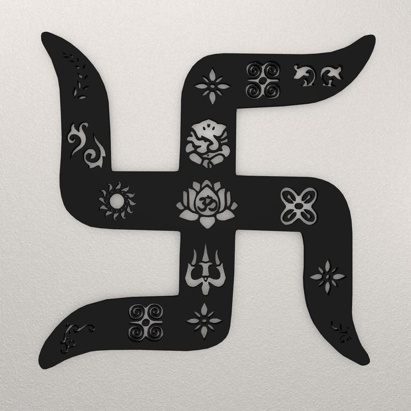 Swastika WALL DECORATION WAMON1