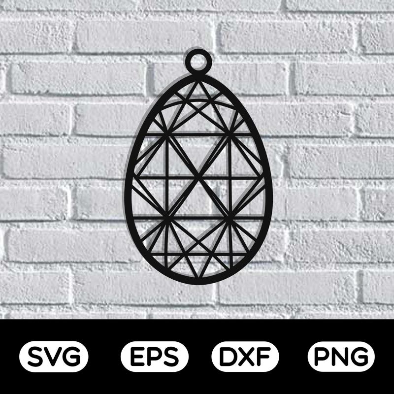 Easter Egg Metal wall Art Laser cut Files