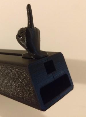 Middle Finger - front sight for Bottle Cap Gun Remix