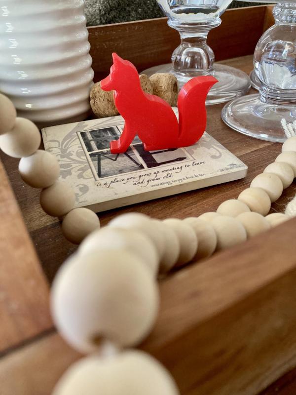 Sitting Fox Oranment