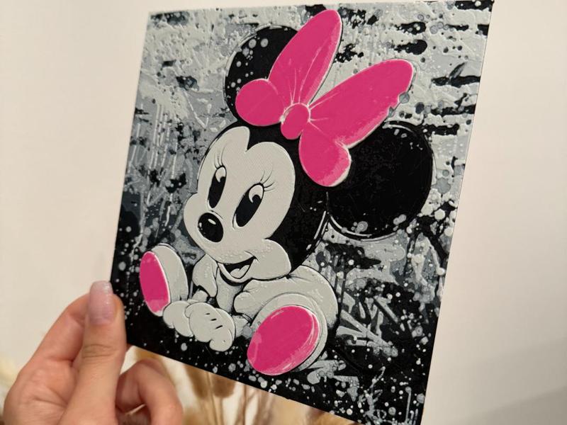 Hueforge Minnie Mouse