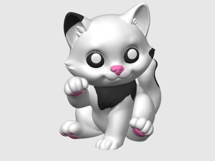 Sweet kitty keychain