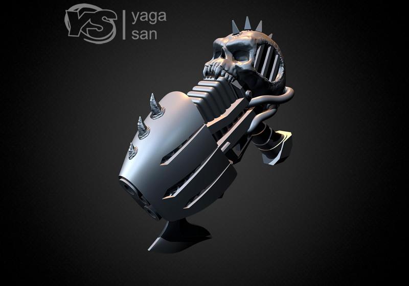 Chaos Blaster (1:1 SCALE) for FDM