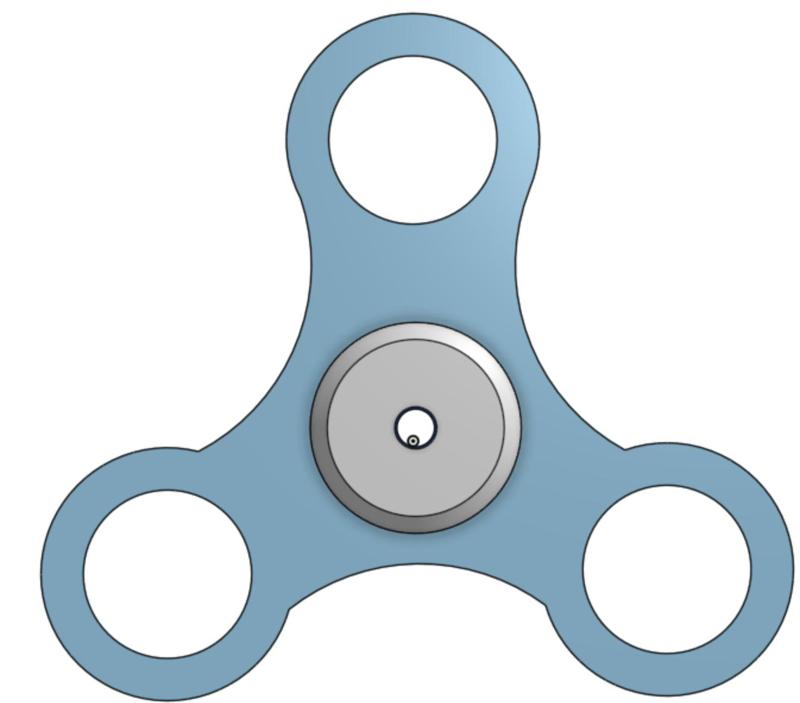 Fully 3d Printed Simple Fidget Spinner