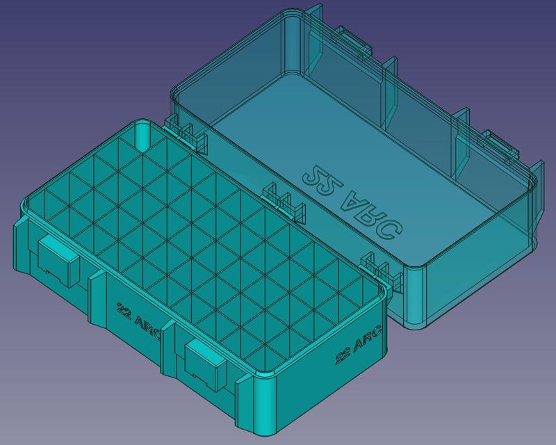 22 ARC, Double Latch Modular Ammo Box