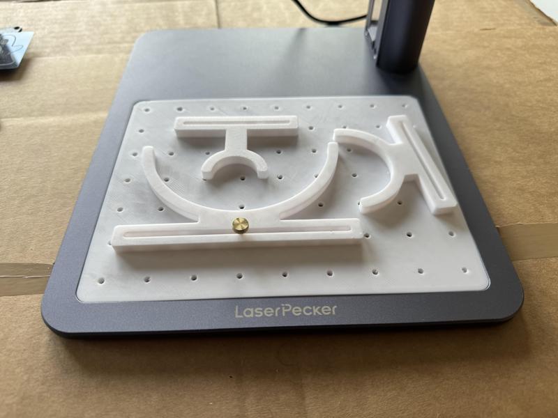 Laserpecker LP4 Round aligning jigs