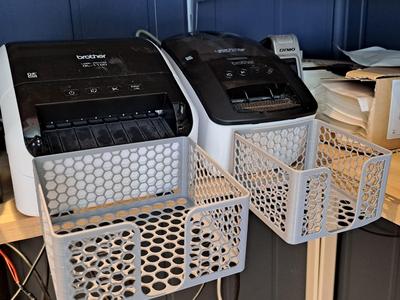 Label baskets for Brother QL-700 and QL-1100