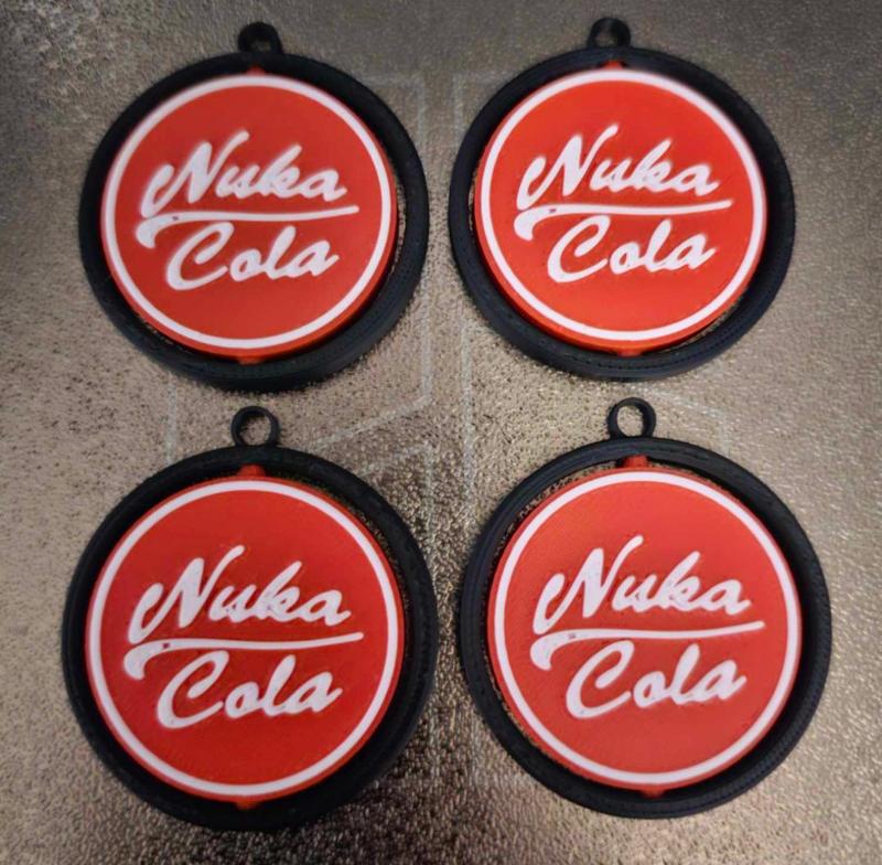 Nuka Cola Spinning Keychain 