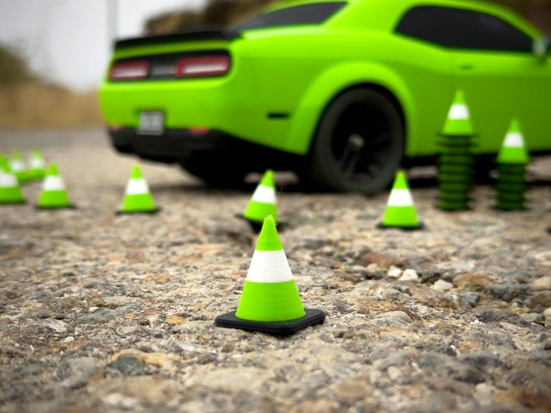 Traffic cone for RC 1/10