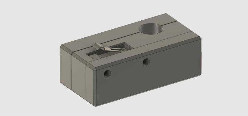 Z stop Makerbot endstop module holder for 10 mm guide rod