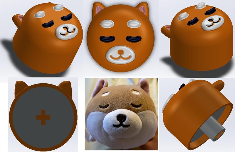 Shiba Inu Face Keycap