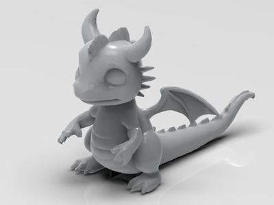 Dragon / Babydragon statue