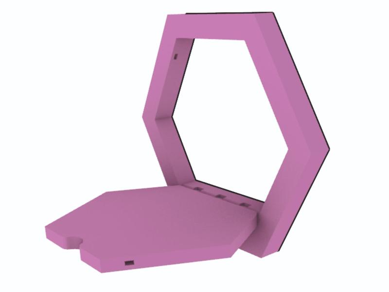 Hexagonal Folding Shelf Rebuild - Magnetic Catch