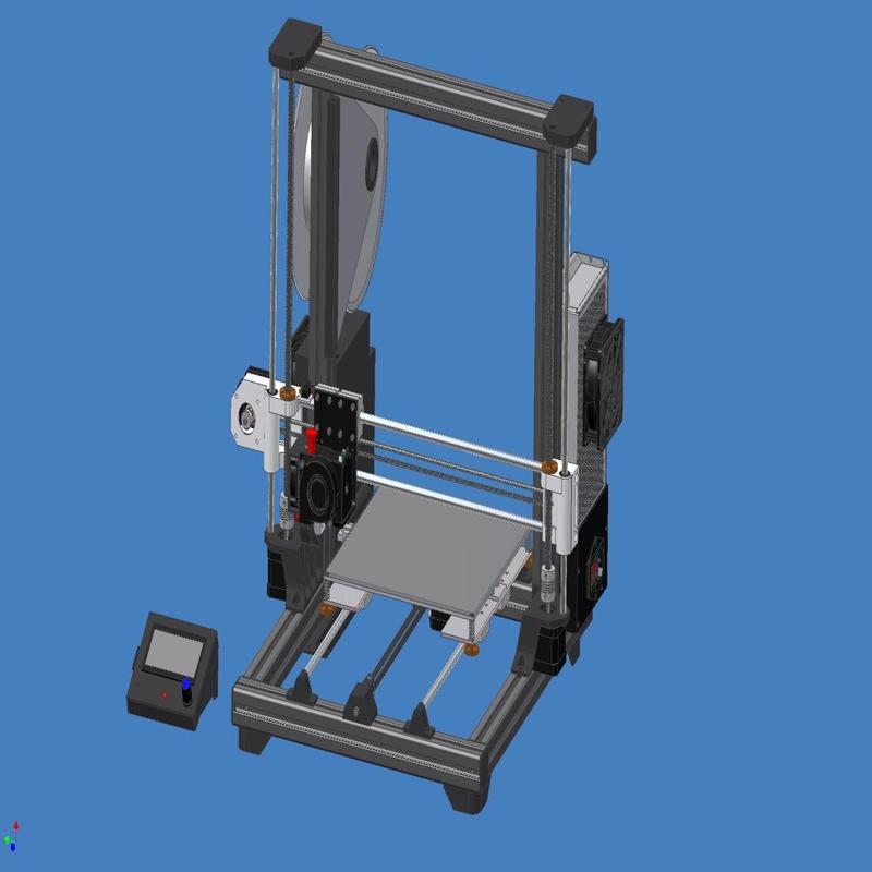 Umbau Anet 8 - Alu 30x30 - Mega+Ramps+DSP12864