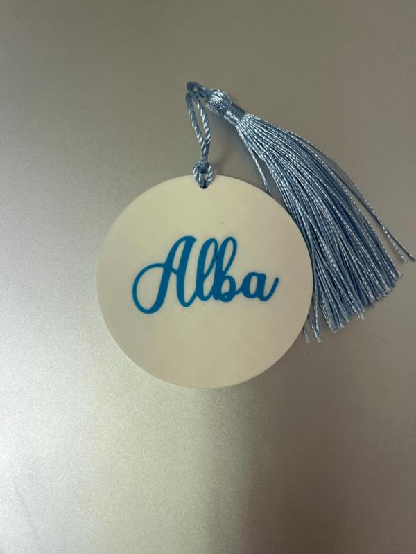 Llavero redondo Alba