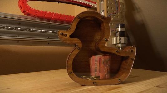 Hucha con Forma de Pato para CNC