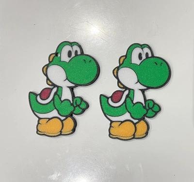 Yoshi supermario keychain logo
