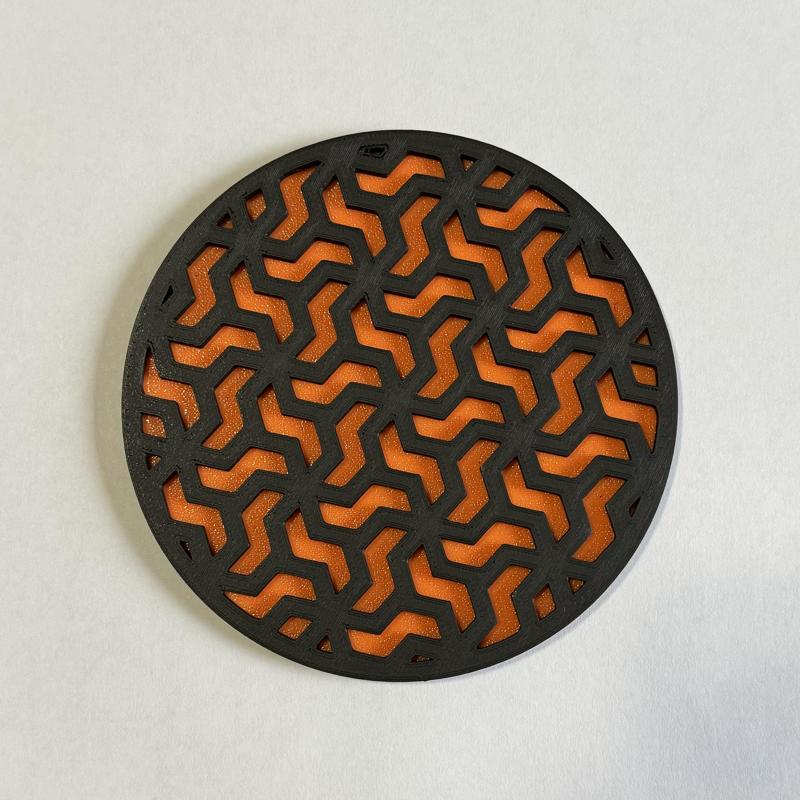 Polygon Pattern Coaster