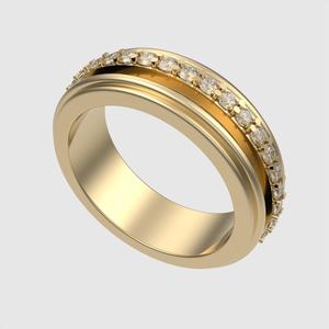 Elegant Rotating Center Ring 3D print