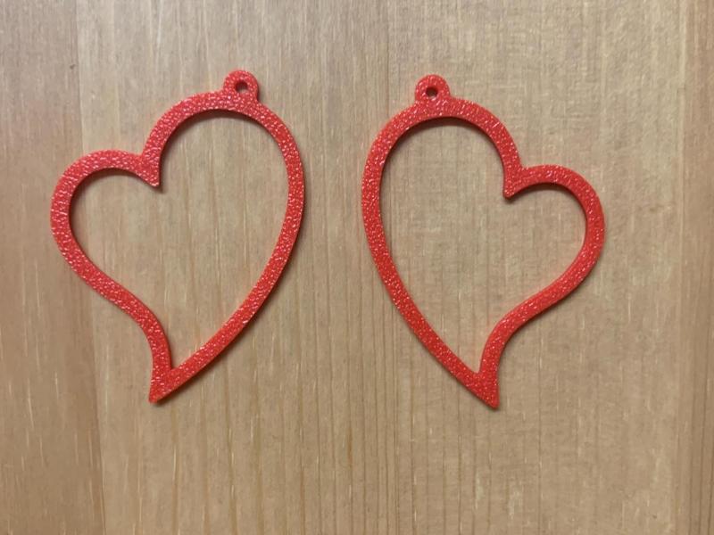 Heart earrings