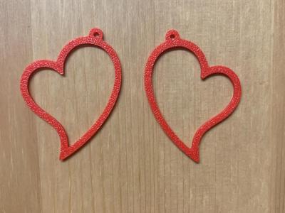 Heart earrings
