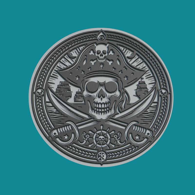 Pirate Medallion