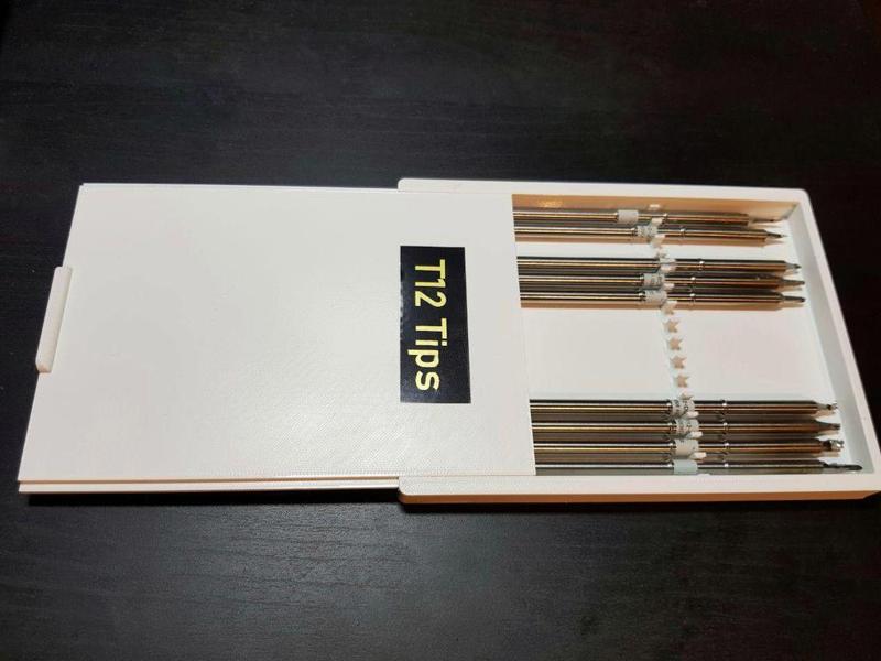 Simple T12 Soldering Tips Case