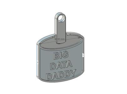 Big Data Daddy Keychain Charm