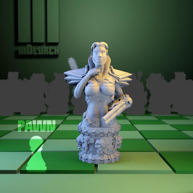 CHESS QUEEN Cyborg STYLE