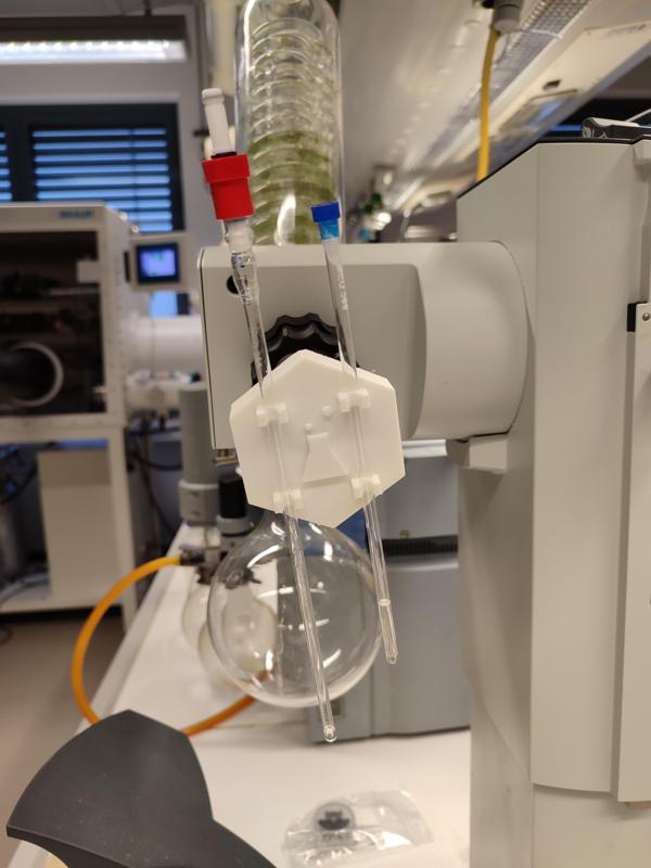 NMR tube stiring device