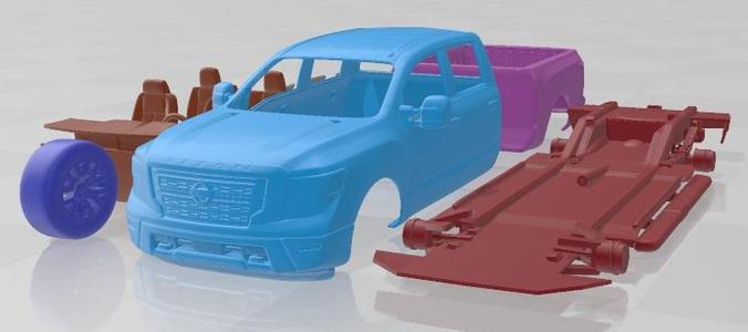 Nissan Titan 2020 Printable Car