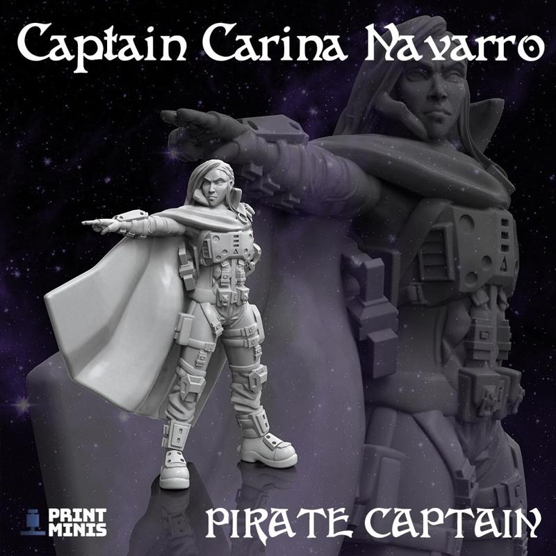 Captain Carina Navarro - Space Pirates Collection