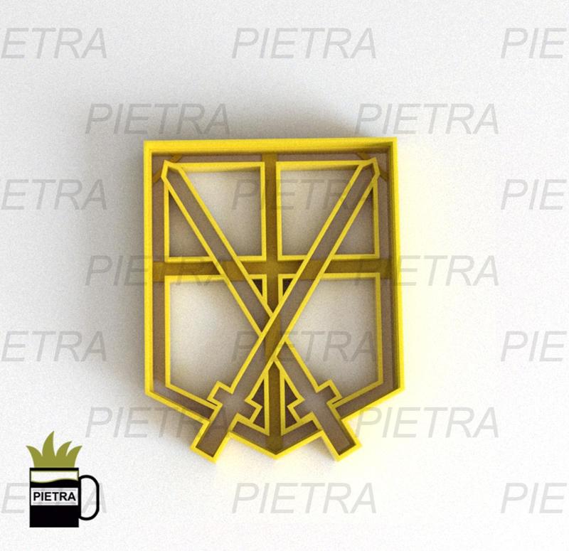 ATTACK ON TITAN FONDANT COOKIE CUTTER IMPRESSION MODEL
