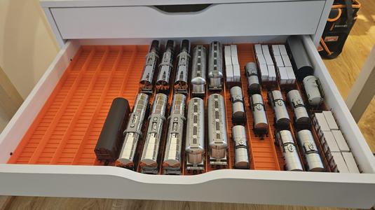 H0 Model Train Storage for IKEA Alex