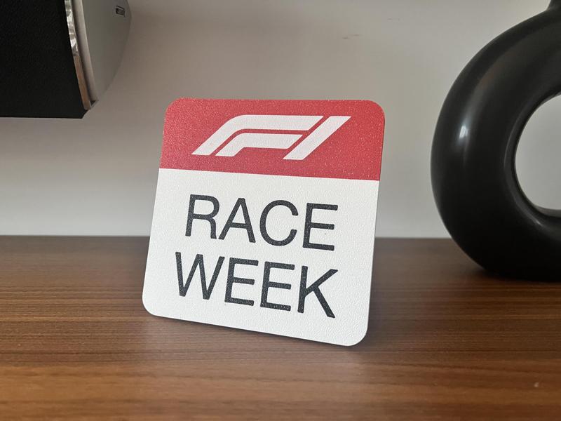Formula 1 Race week calendar reminder
