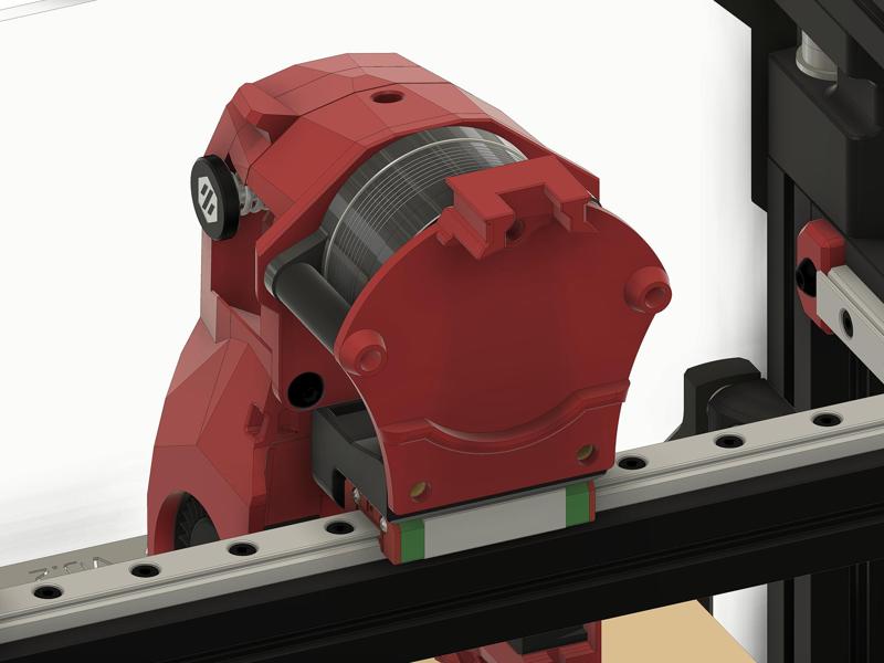 CANBUS Toolhead Bracket for the VORON 0.2 with BTT EBB36