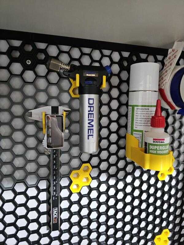 Dremel 2200 torch HSW holder (Honeycomb Storage Wall)