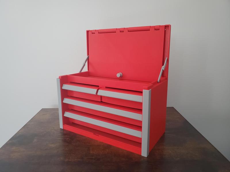 Desktop Mini Toolbox - Top Cabinet: 4 Drawer Edition