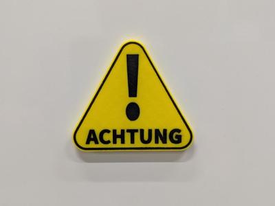 Caution Sign Magnetic
