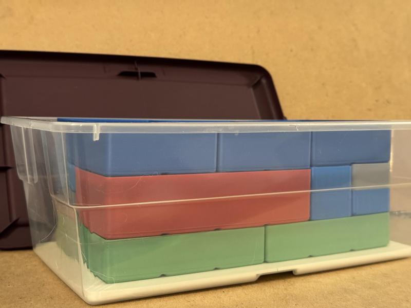 Sterilite 6qt Gridfinity Baseplate and Container