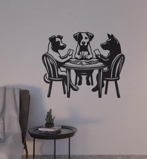 Wall Decoration Dogs Playing Poker 2d wall art