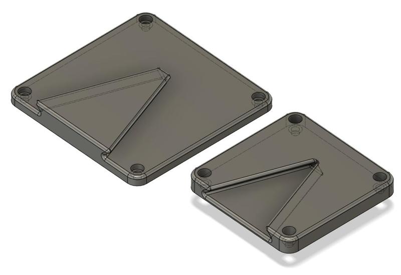 VESA 100/75 quick release