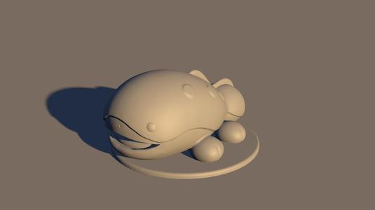 Pokemon inspired, Clodsire , Tabletop DnD miniature