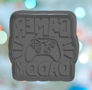 Fathers Day Gamer Daddy Cookie Cutter