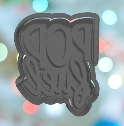 Fathers Day Pop Fuel Cookie Cutter